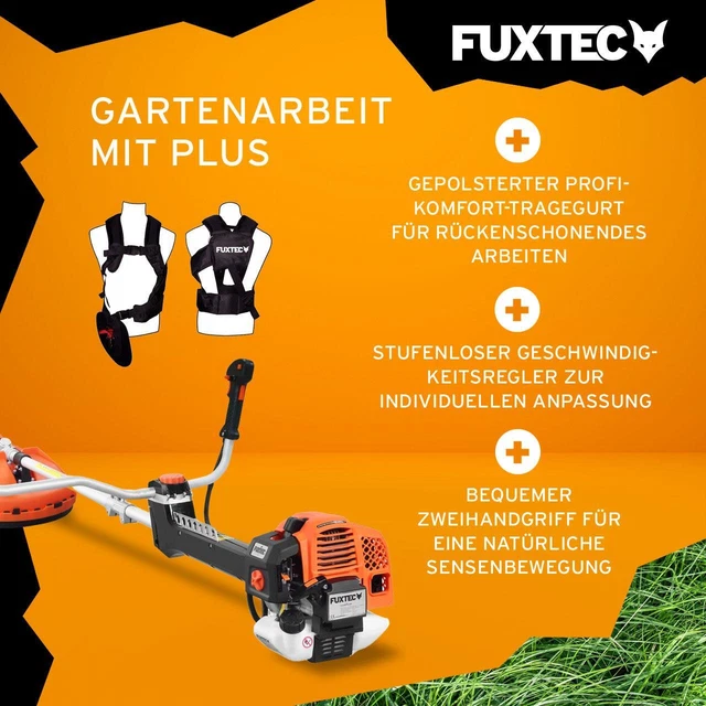 FUXTEC FXPS162 BENZIN Profi Motorsense Rasentrimmer Freischneider
