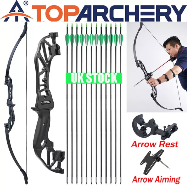 Adult/Youth Archery Hunting 54" Takedown Recurve Bow /& 12x Target Arrows 20-55#