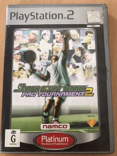 Smash Court Tennis Pro Tournament 2 - Platinum - PS2 Game PAL PlayStation 2