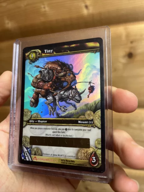 World of Warcraft Wow TCG CCG Tiny Toy Loot Card Unscratched