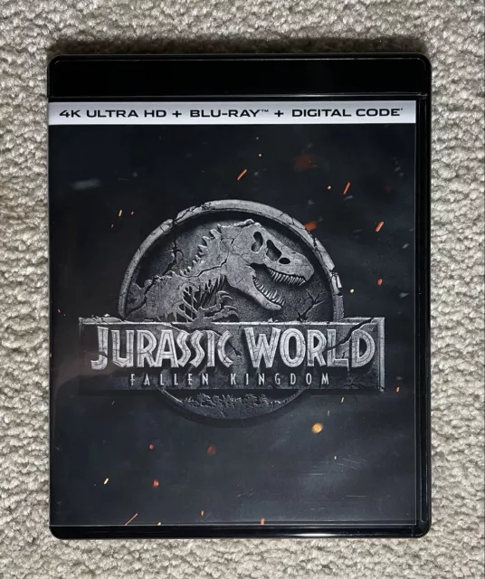 Jurassic World Fallen Kingdom 4K Bluray (Slim Plastic Case)