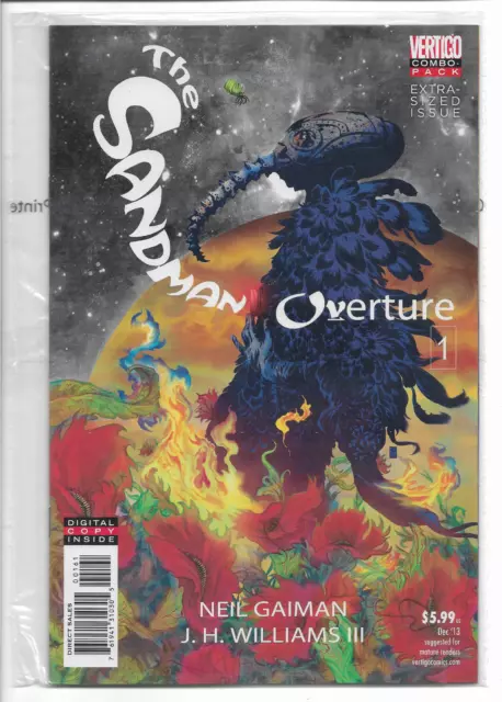 Sandman Overture 1 NM SEALED Combo Pack Variant RARE Neil Gaiman DC Vertigo 2013