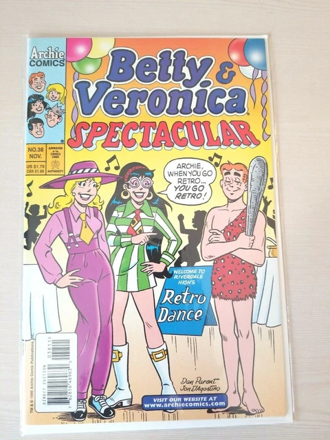 Betty and Veronica Spectacular Archie Comics NO.38 NOV. 1999 VTG Great Condition