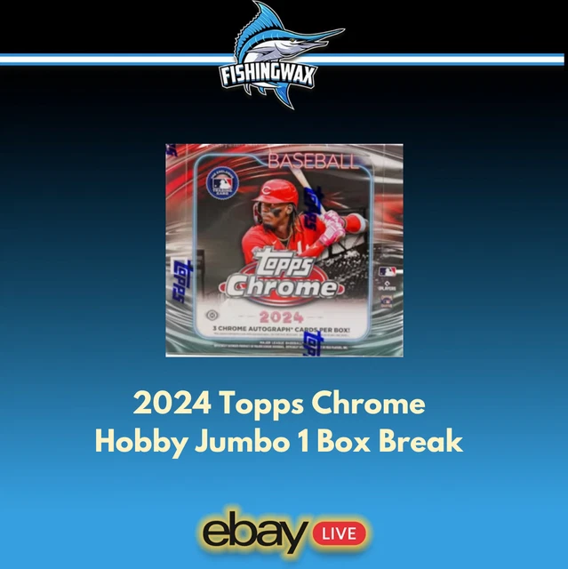 PHILADELPHIA PHILLIES 2024 Topps Chrome Hobby Jumbo 1 Box Break 1677 1