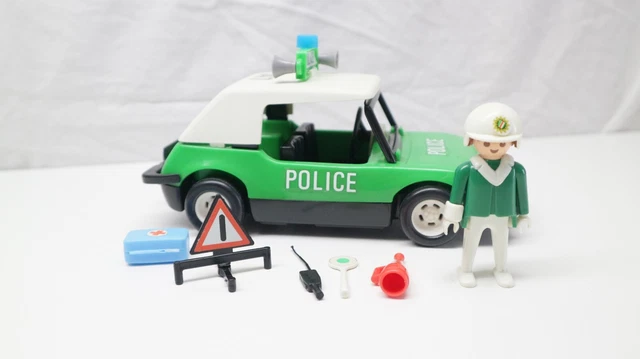 Playmobil - 6043 - Voiture de Patrouille de la Police avec Son et lumière