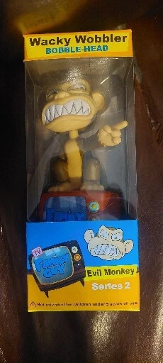 Funko Family Guy Series 2 Evil Monkey Wacky Wobbbler Bobble Head + Pvc Protector Funko Family Guy Series 2 Evil Monkey Wacky Wobbbler Bobble Head + Pvc Protector