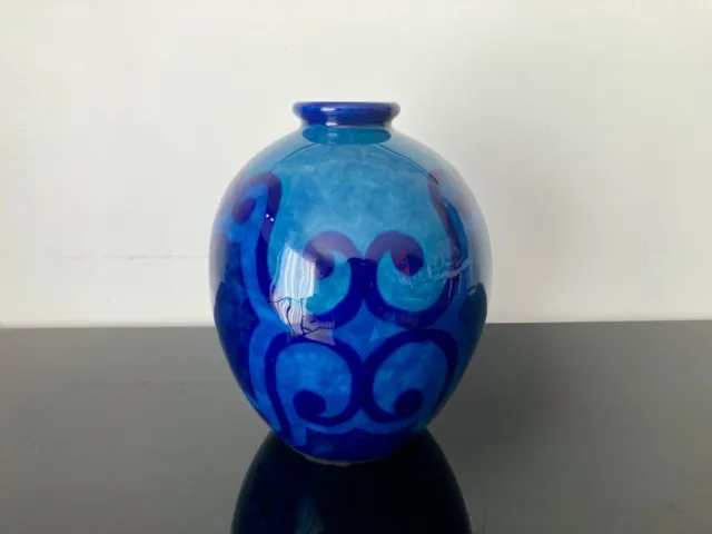 Ancien vase en porcelaine de Limoges Camille Tharaud Art Deco
