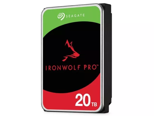 Seagate 20TB 3.5' IronWolf PRO NAS SATA 6Gb/s  7200RPM 256MB Cache HDD. 5 Years