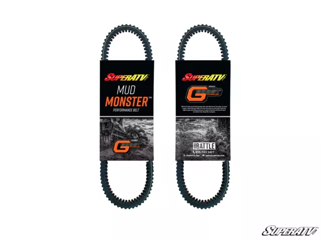 SuperATV Heavy Duty CVT Drive Belt for Polaris RZR Turbo / PRO XP -OEM # 3211202