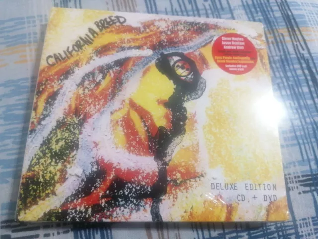 California Breed  (Deluxe Edition Cd + Dvd) Sealed Sigillato Glenn Hughes BONHAM