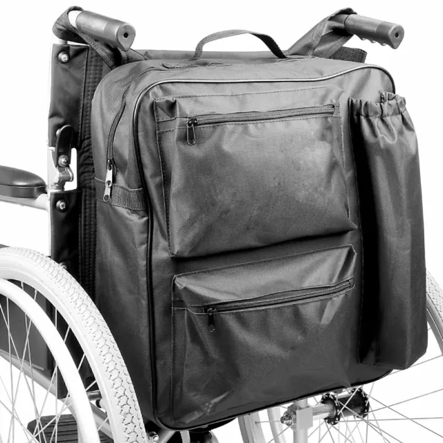 Multifunktions-Rollstuhl-Tasche Mobilitätsroller Rucksack schwarz F3M7 V3S1