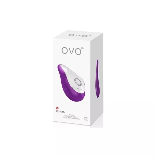 Stimolatore vaginale vibrante colore viola