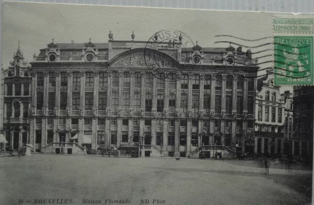 BRUXELLES BELGIQUE cpa Maison Flamande Bon Etat 1914