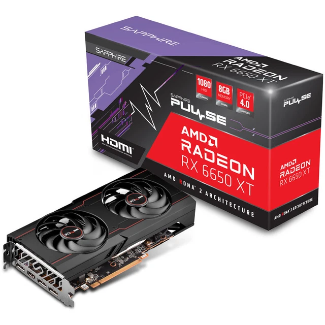 Sapphire Pulse Radeon RX 6650 XT Gaming OC 8G, 8192 MB GDDR6