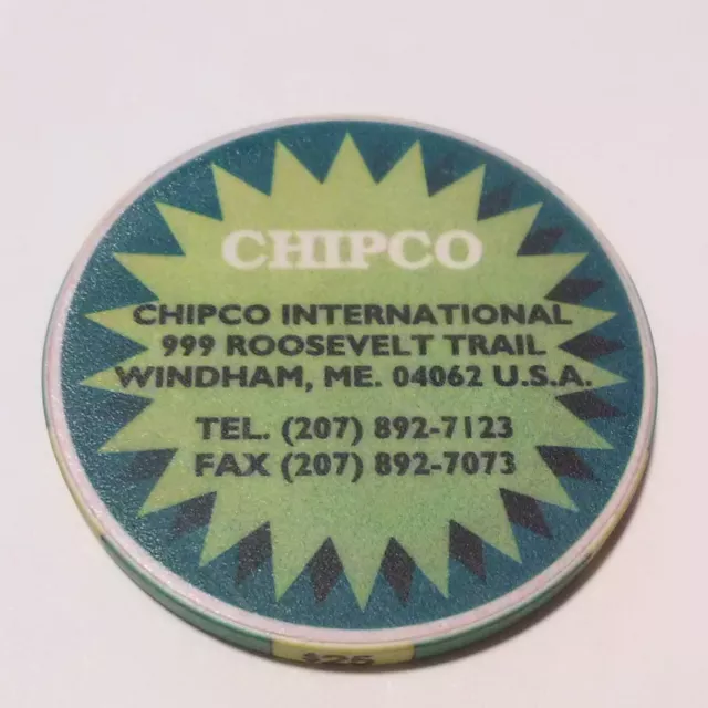 Las Vegas Nv. Chipco International Advertising Chip Great For Any Collection #4! 2