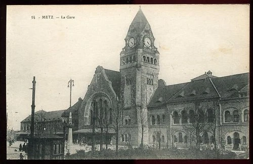 Cpa Metz La Gare