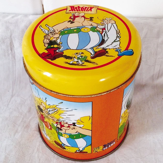 ASTERIX ET OBELIX - Boite à Bonbons en Métal - Brochet EUR 40,00