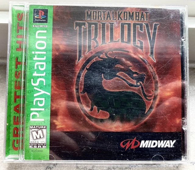 “MORTAL KOMBAT TRILOGY” (PlayStation PS1 Greatest Hits, 1996) w Manual ...