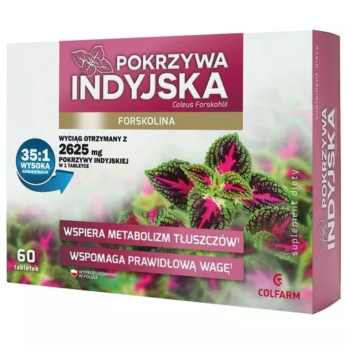 COLEUS FORSKOHLII Forskolin Abnehmen Fettverbrennung Gewichtsverlust 60 Tabl.