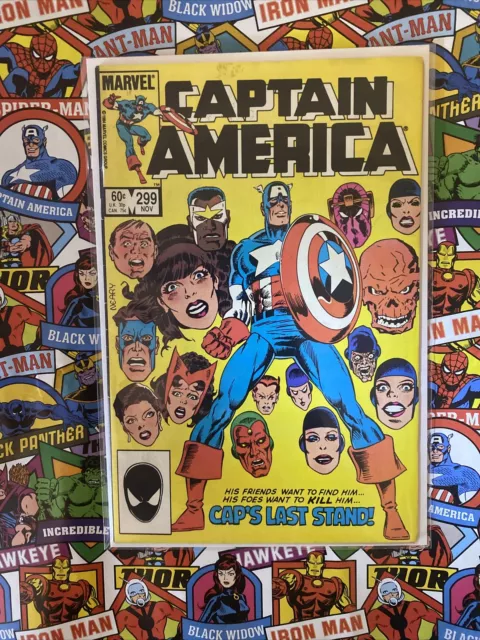 CAPTAIN AMERICA COMICS! #253,#299, #320,#339,#386! 1980s!-1990! CAPS LAST STAND!