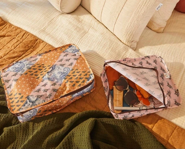 FREE PEOPLE & UNDERSTATED LEATHER life is a highway, set of 2 packing cubes