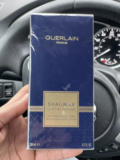 NEW SEALED Guerlain Shalimar Perfumed Body Lotion 6.7oz / 200ml