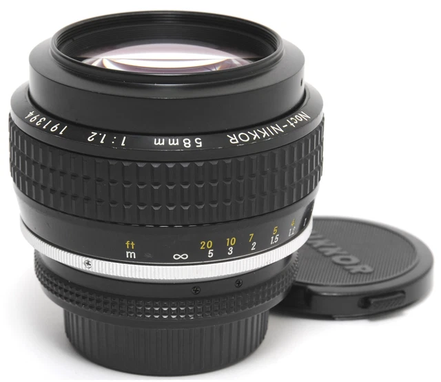 ニコン 58mm f/1.2 Ai-s AIS MF Lens #C340 Near Mint] Nikon Noct Nikkor 58mm f/1.2 Ai-s AIS MF Lens