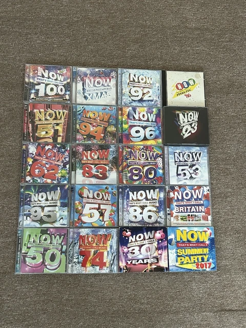 NOW THAT’S WHAT I Call Music - 20 x CD Bundle Ex Condition Some Brand ...