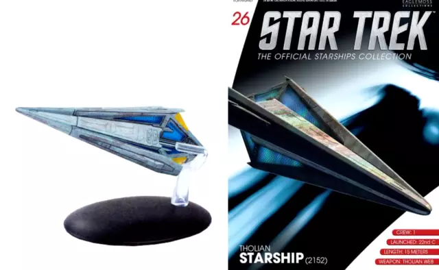 Star Trek THOLIAN STARSHIP 2152 No. 26 Diecast Starships Collection Eaglemoss