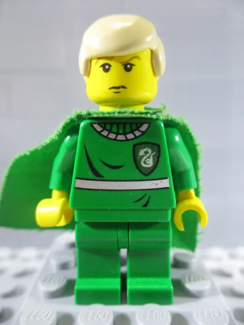 Lego Harry Potter Minifigure Draco Malfoy Green Quidditch Practice Uniform 4726