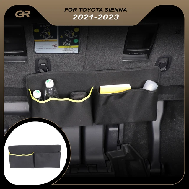 For Toyota Sienna XA40 21-23 Trunk Rear Seat Storage Bag Pouches Pockets