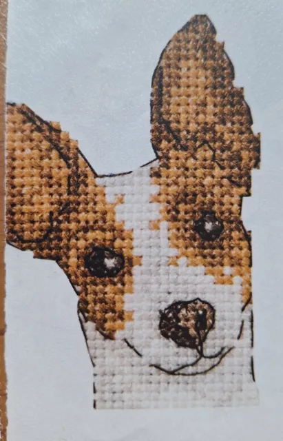 Rat Terrier Colourful Cross Stitch Chart