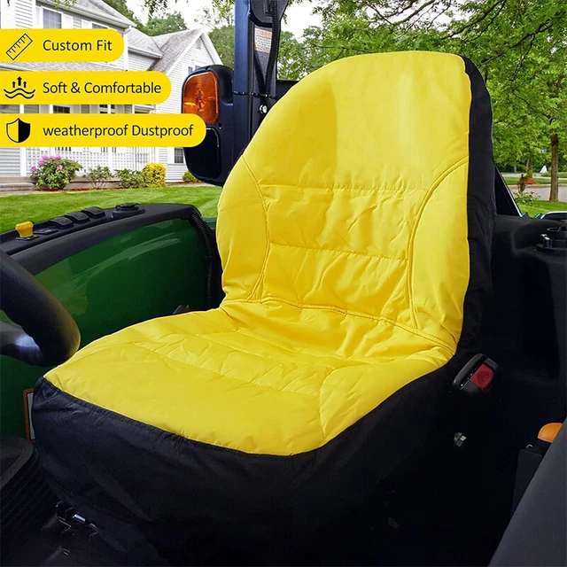 LARGE SEAT COVER Cushioned Back for John Deere Compact Utility Tractor
