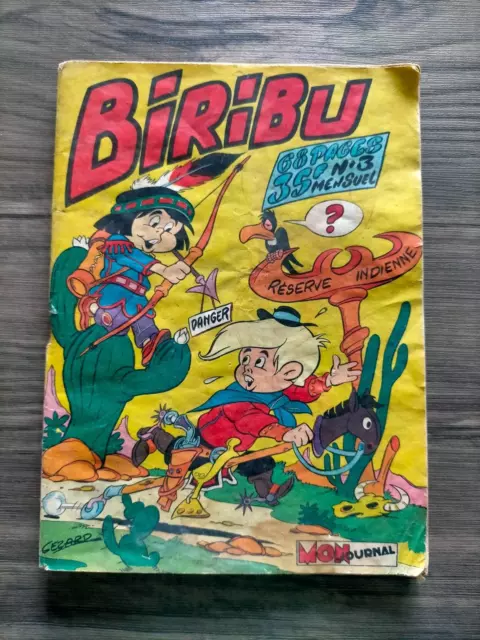 bd BIRIBU n° 3 mon journal BILL et BOSS 09/1955 petit format