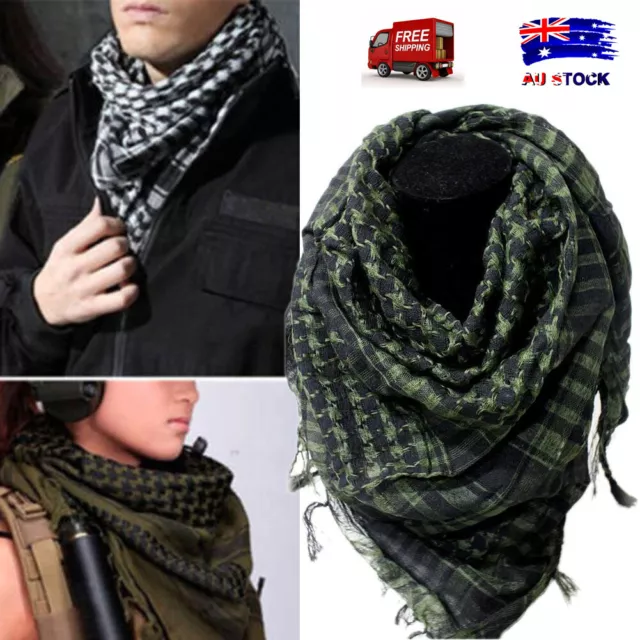 3X KeffIyeh Tactical Face Mask Shemagh Neck Scarf Military Arab Army Outdoor 3