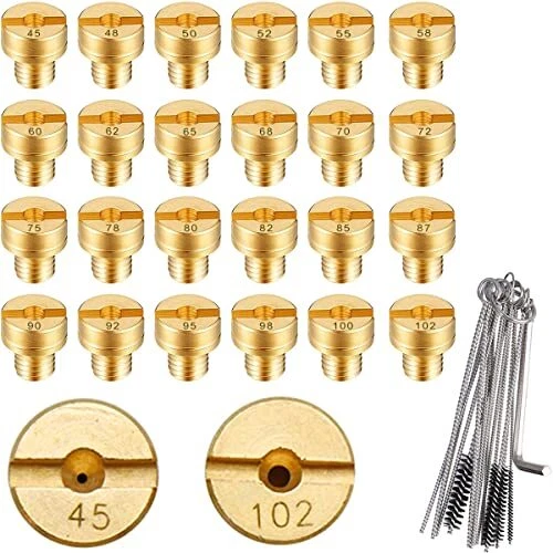 ZAMDOE Kit de gicleurs de carburateur gicleurs Principaux pour Mikuni Vm22 Vm24