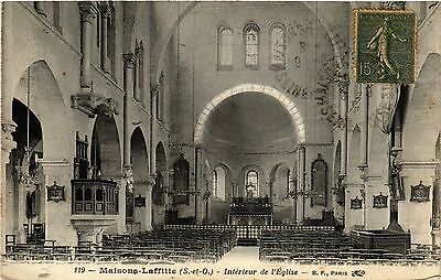 CPA ak maisons-laffitte-interior of the Church (359193)