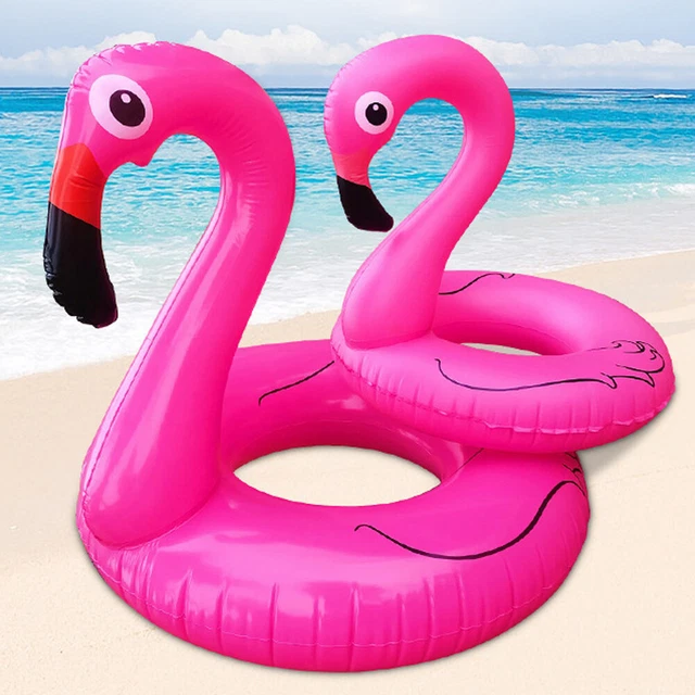 GIANT INFLATION FLAMINGO Ring Pool Float Lilo Swimming Beach Raft