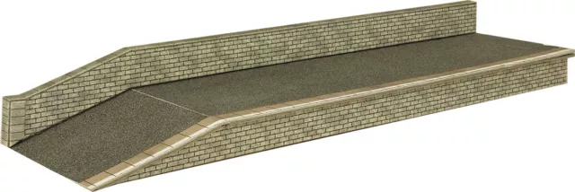 PN135 Metcalfe N Gauge Stone Platform Model Railway Card Kit