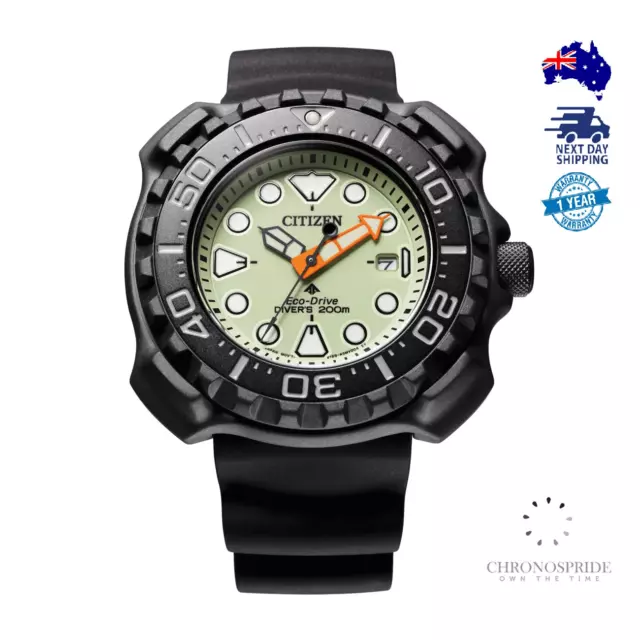 Citizen Promaste Eco-Drive BN0227-17X Marine Diver Super Titanum Luminous Watch