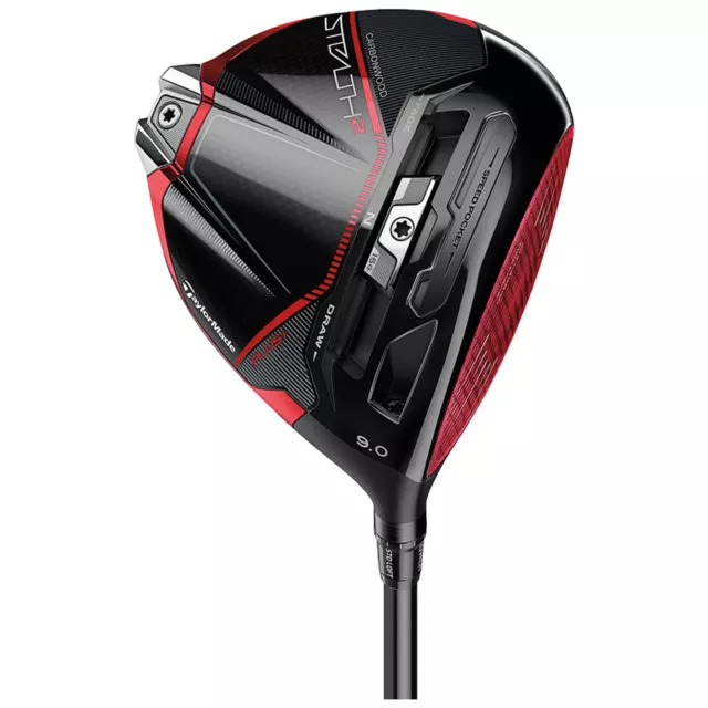 TaylorMade Herren Stealth 2 Plus Fahrer Rechtshänder Tour Golfschläger Kopfbedeckung MRH