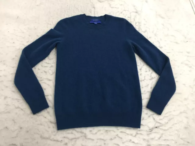 Apt. 9 Cashmere Sweater Womens S Small blue crew Neck  Long Sleeve