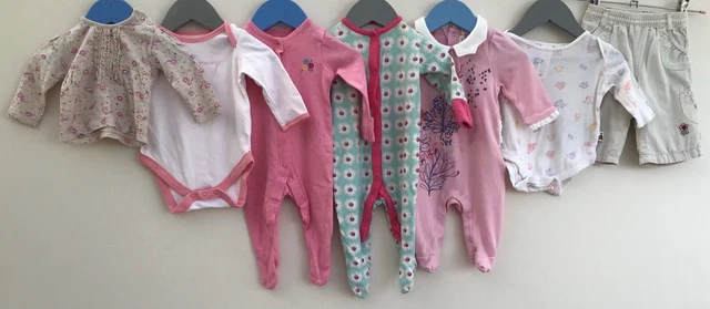 Baby Girls Bundle Of Clothing Age 0-3 Months Next Pumpkin Patch Gap Mothercare