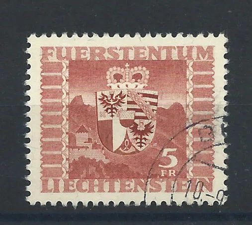 Liechtenstein N°227 Obl (FU) 1947 - Armoiries