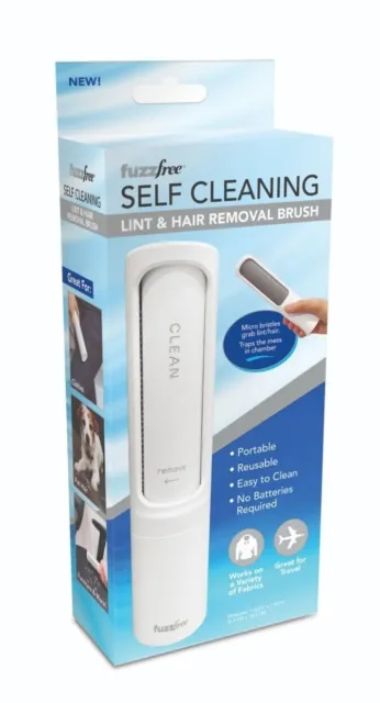 Fuzz Free - Self Cleaning Lint and Hair Removal Brush - As Seen on TV