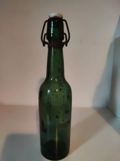 Alte Buegelverschlussflasche Bierflasche Sinner Grünwinkel