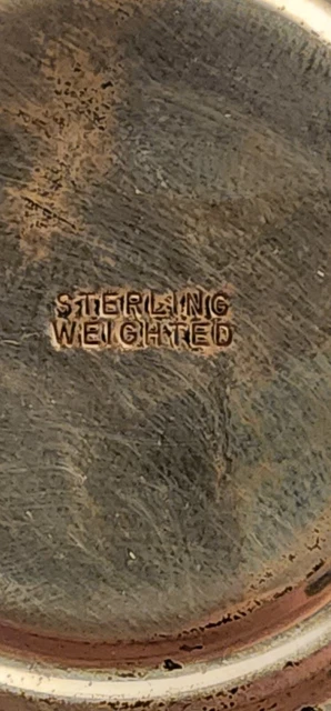 stearling silver weighted