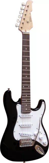E-Gitarre ST-Modell für Kinder-Jugend, schwarz, Anschluß-Kabel, Länge 89cm!n