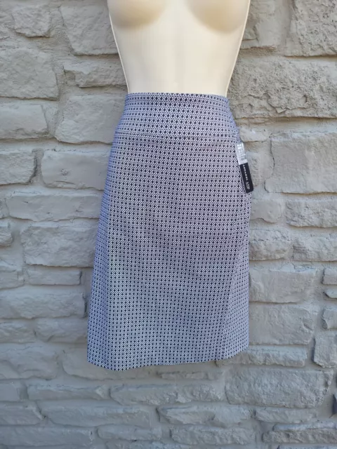 NWT Soho Apparel Black & White High Waisted Geometric Pencil Skirt Size Small