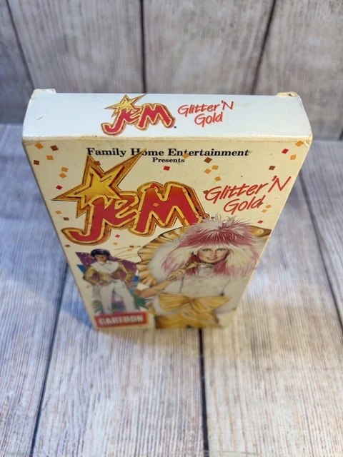 JEM GLITTER AND Gold VHS Family Home Entertainment Animated Series £11. ...